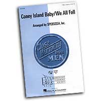 Close Harmony For Men : Coney Island Baby / We All Fall - 4 Charts and Parts CD : TTBB : Sheet Music & Parts CD :  : 884088063153 : 08745389
