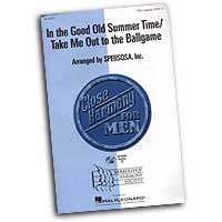 Close Harmony For Men :  / Take Me Out to the Ballgame - 4 Charts and Parts CD : TTBB : Sheet Music & Parts CD :  : 884088063092 : 08745387