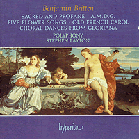 Polyphony : Benjamin Britten : 1 CD : Stephen Layton : CDA 67140