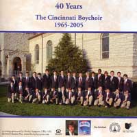 Cincinnati Boychoir : 40 Years : 1 CD