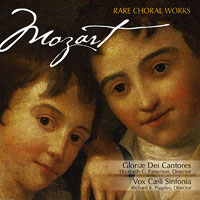 Gloriae Dei Cantores : Mozart - Rare Choral Works : 2 CDs : Elizabeth Patterson : 39