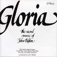 Cambridge Singers : Gloria : 1 CD : John Rutter :  : 515