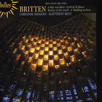 Corydon Singers : Benjamin Britten : 1 CD : Matthew Best : Benjamin Britten : CDH55307