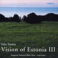 Estonian National Male Choir : Visions of Estonia 3 : 1 CD : Ants Soots : ncd 23