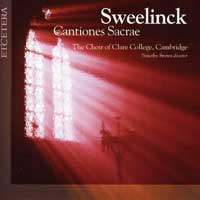 Choir of Clare College : Sweelinck - Cantiones Sacrae : 2 CDs : Timothy Brown : Jan Sweelinck : KTC 2025