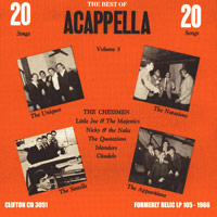 Various Artists : Best of Acappella Vol. 5 : 1 CD :  : 3051
