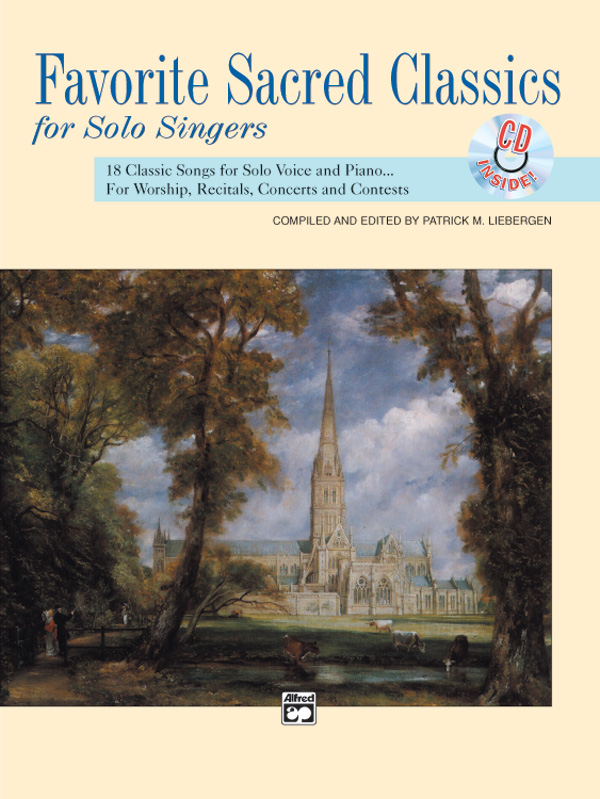 Patrick Liebergen : Favorite Sacred Classics for Solo Singers - Medium High : Solo : Songbook & CD : 038081113555  : 00-11511