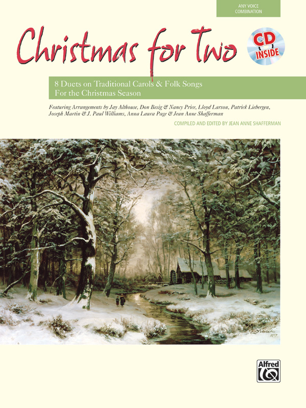Jean Anne Shafferman : Christmas for Two : Duet : Songbook & CD : 038081209227  : 00-21518