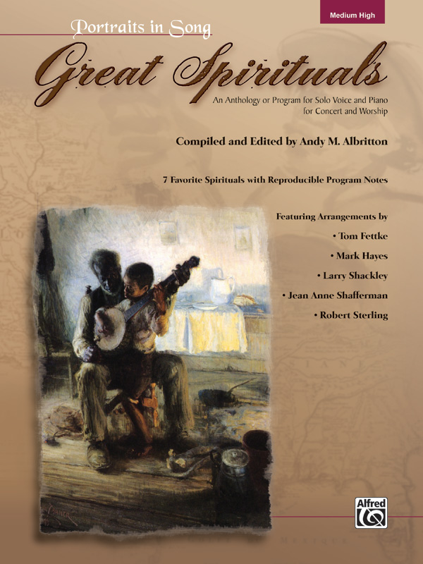 Various Arrangers : Great Spirituals - High Voice : Solo : Songbook & CD : 038081297934  : 00-26383