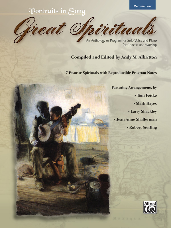 Various Arrangers : Great Spirituals - Low Voice : Solo : Songbook & CD : 038081297965  : 00-26386