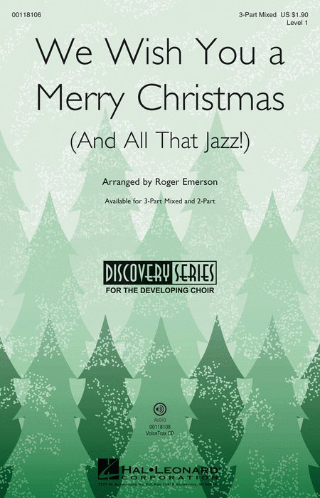 We Wish You a Merry Christmas (and All That Jazz) : SAB : Roger Emerson : Sheet Music : 00118106 : 884088892104