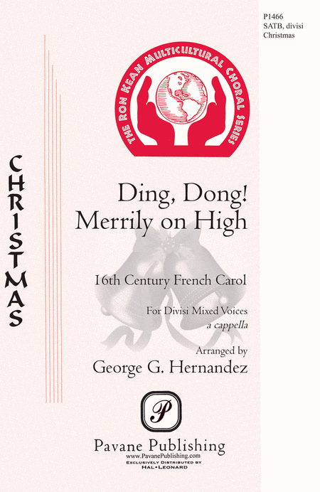 Ding Dong! Merrily on High : SATB : George Hernandez : Sheet Music : 00124998 : 884088986360
