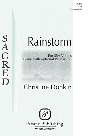 Rainstorm : SSA : Christine Donkin : Christine Donkin : Sheet Music : 00125010 : 884088986476