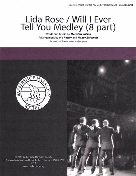 Lida Rose / Will I Ever Tell You? Medley : TTTTBBBB : Nancy Bergman : Sheet Music : 00137952 : 812817020252