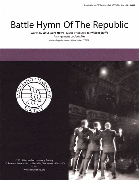 Battle Hymn of the Republic : TTBB : Joe Liles : Julia Ward Howe : Sheet Music : 00141987 : 812817020092