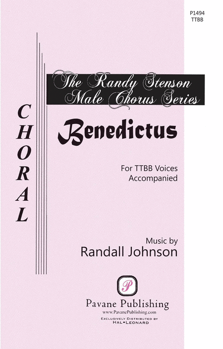 Benedictus : TTBB : Randall Johnson  : Randall Johnson  : Sheet Music : 00144027 : 888680060268