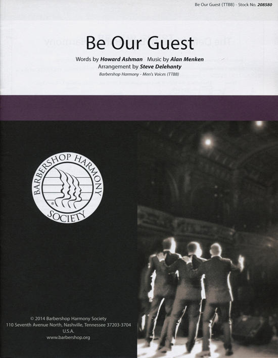 Be Our Guest : SSAA : Steve Delehanty : Alan Menken : Beauty and the Beast : Sheet Music : 00151485 : 812817020894