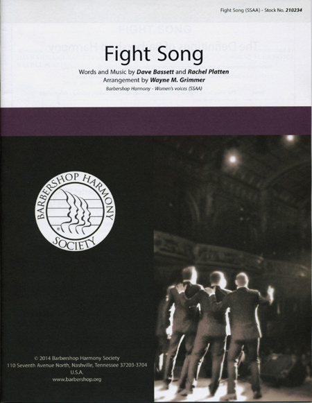 Fight Song : SSAA : Wayne Grimmer : Rachel Platten : Sheet Music : 00155683 : 812817020962