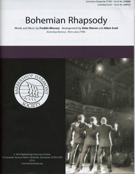 Bohemian Rhapsody : TTBB : Deke Sharon : Freddie Mercury : Storm Front : Sheet Music : 00200659 : 812817021020