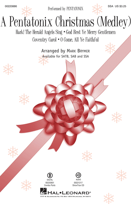 A Pentatonix Christmas : SSA : Mark Brymer : Pentatonix : Sheet Music : 00220886 : 888680669522