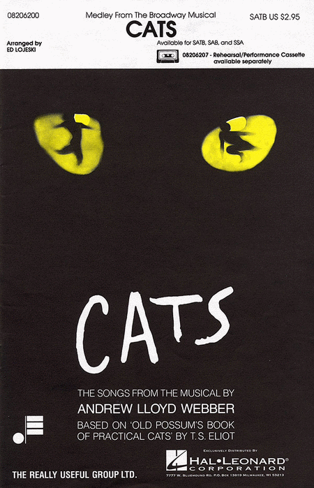 Cats (Medley) : SATB : Ed Lojeski : Cats : Sheet Music : 08206200 : 073999057775