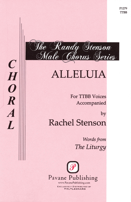 Alleluia : TTBB : Rachel Stenson : Rachel Stenson : Sheet Music : 08301760 : 884088058449