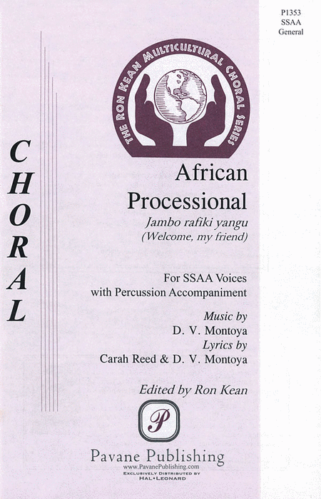 African Processional : SSAA : David Montoya : David Montoya : Sheet Music : 08301854 : 884088328580