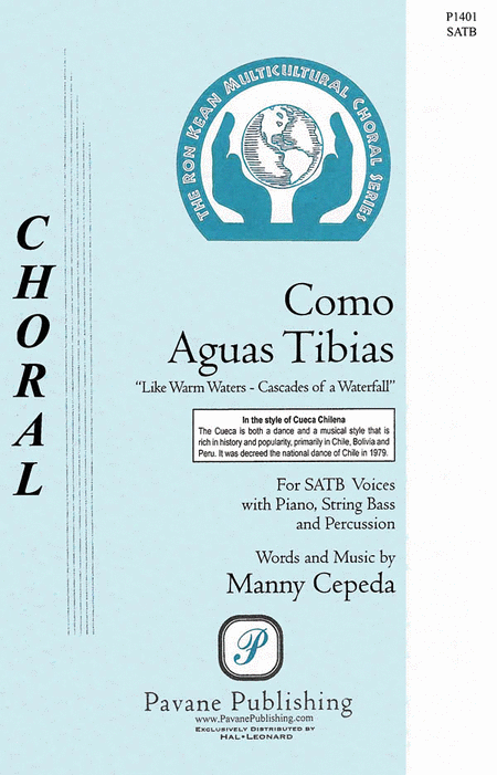 Como Aguas Tibias : SATB : Manny Cepeda : Manny Cepeda : Sheet Music : 08301913 : 884088552596