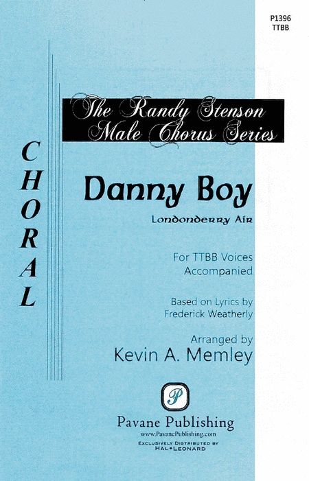 Danny Boy : TTBB : Kevin Memley : Sheet Music : 08301915 : 884088552619