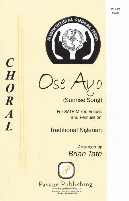 Ose Ayo : SATB : Brian Tate : Sheet Music : 08301954 : 884088642853