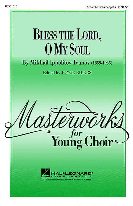 Bless The Lord, O My Soul : TTB : Joyce Eilers : Sheet Music : 08551616 : 073999714319