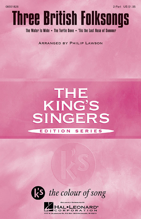 Three British Folksongs : 2-Part : Philip Lawson : Sheet Music : 08551826 : 073999975376