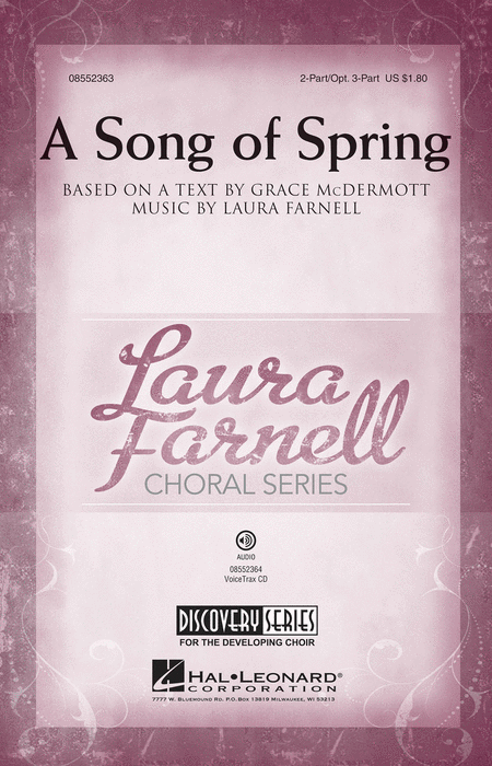 A Song of Spring : 2-Part : Laura Farnell : Laura Farnell : Sheet Music : 08552363 : 884088614768