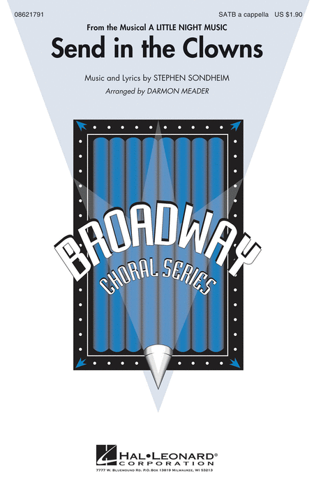 Send In The Clowns : SATB : Darmon Meader : Stephen Sondheim : A Little Night Music : Sheet Music : 08621791 : 884088553241