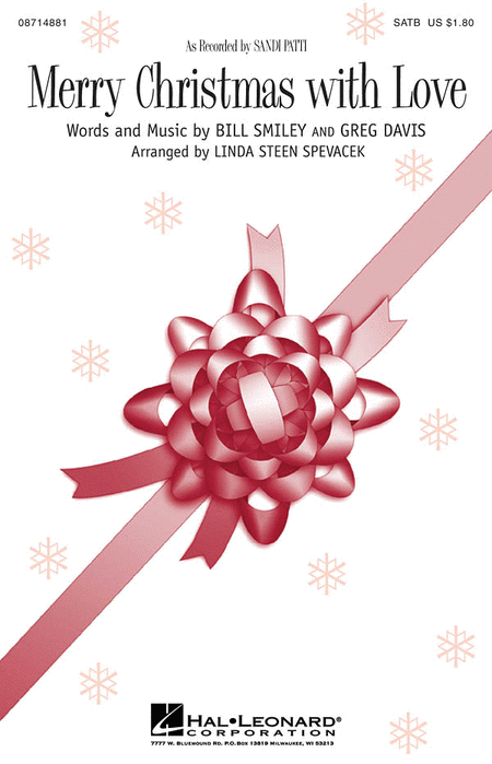 Merry Christmas with Love : SATB : Linda Spevacek : Sandi Patti : Sheet Music : 08714881 : 073999148817