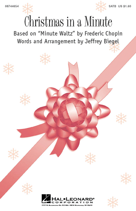 Christmas In A Minute : SATB : Jeffrey Biegel : Sheet Music : 08744654 : 073999463767
