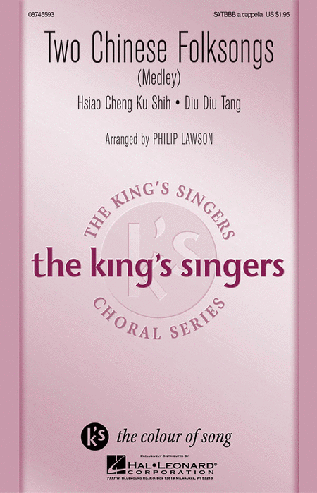 Hsiao Cheng Ku Shih : SATBBB : Philip Lawson : King's Singers : Sheet Music : 08745593 : 884088076351