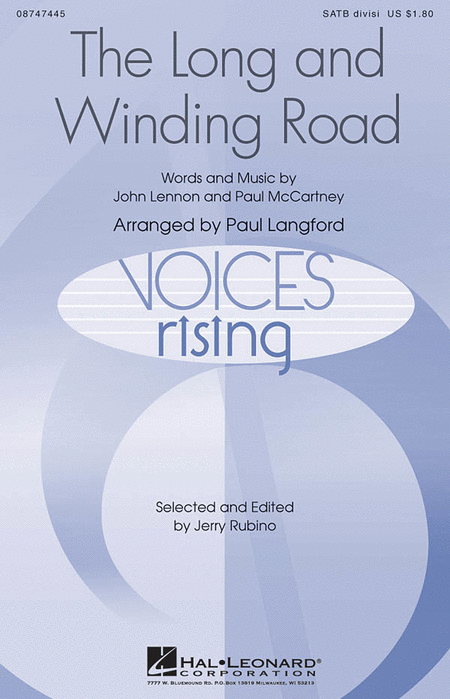 The Long and Winding Road : SATB Divisi : Paul Langford : Paul McCartney : Beatles : Sheet Music : 08747445 : 884088205416