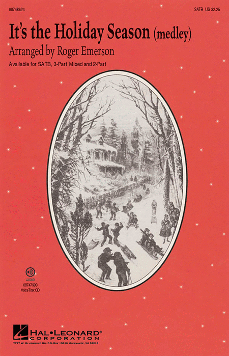 It's the Holiday Season : SATB : Roger Emerson : Sheet Music : 08748624 : 884088237431