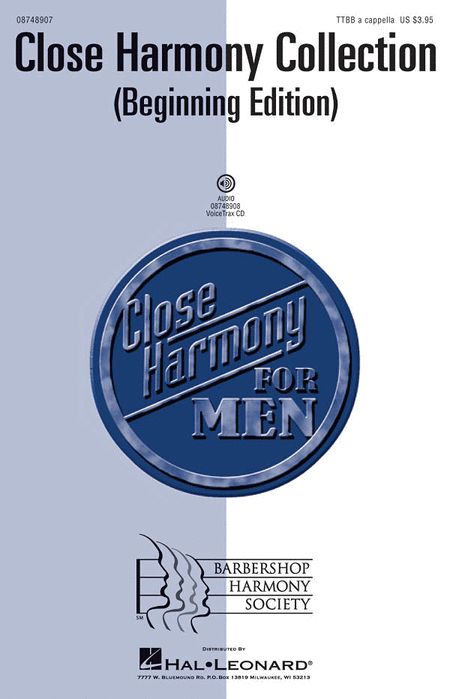 Close Harmony Collection : TTBB : Various : Sheet Music : 08748907 : 884088243661