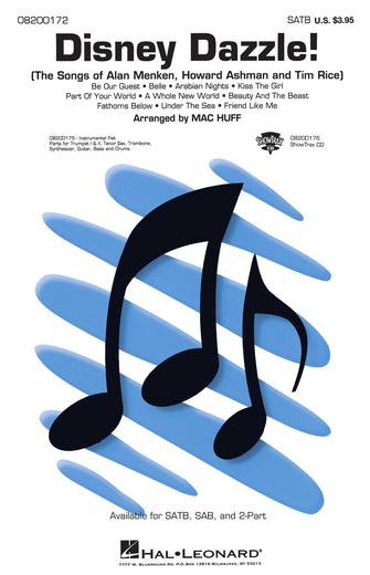 Mac Huff : Disney Medleys for Mixed Voices Vol 1 : SATB : Sheet Music