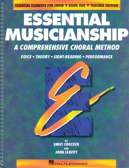 Emily Crocker / John Leavitt : Essential Musicianship - Level One Teacher Edition : SATB : Songbook : Emily Crocker : 073999401035 : 0793543320 : 08740103