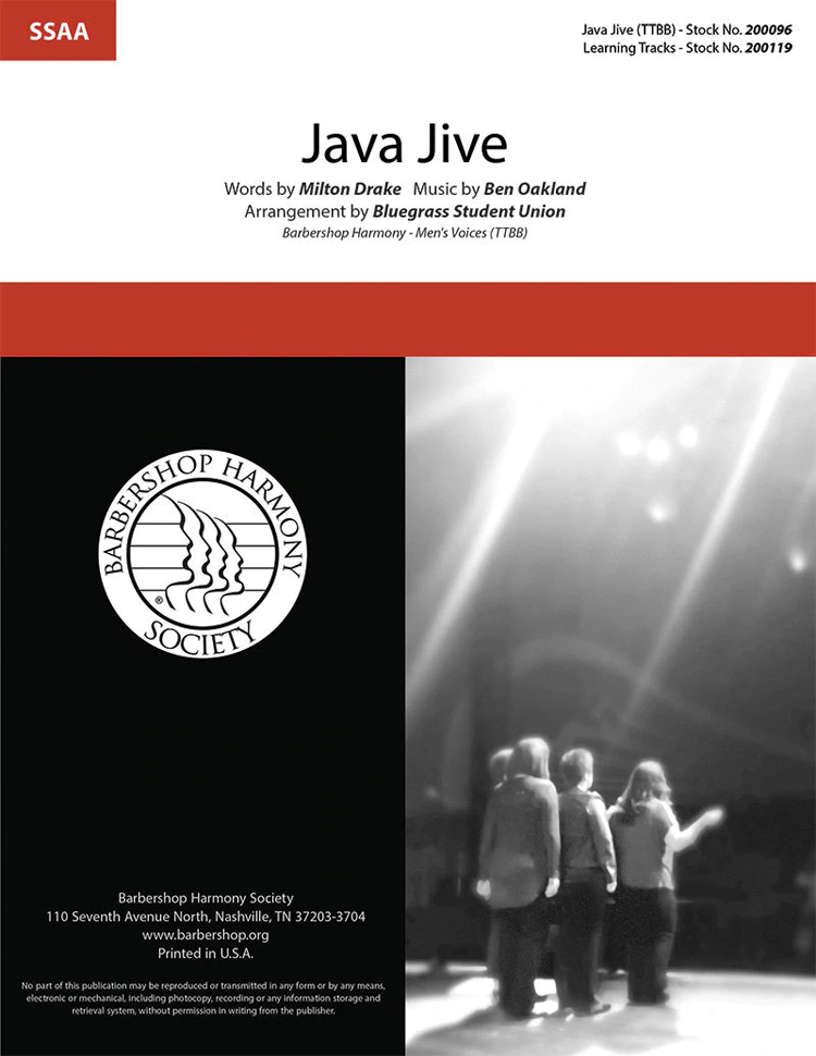 Java Jive : SSAA : Bluegrass Student Union : Ben Oakland : Bluegrass Student Union : Sheet Music : 00362131