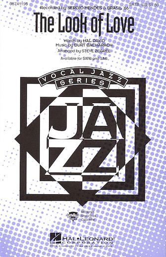 Various Arrangers : Jazz Burt Bacharach : SDATB : Sheet Music : 