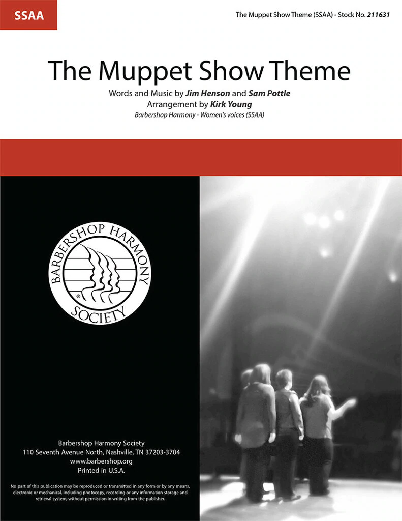 The Muppet Show Theme : SSAA : Kirk Young : Sam Pottle : The Muppets : Sheet Music : 211631