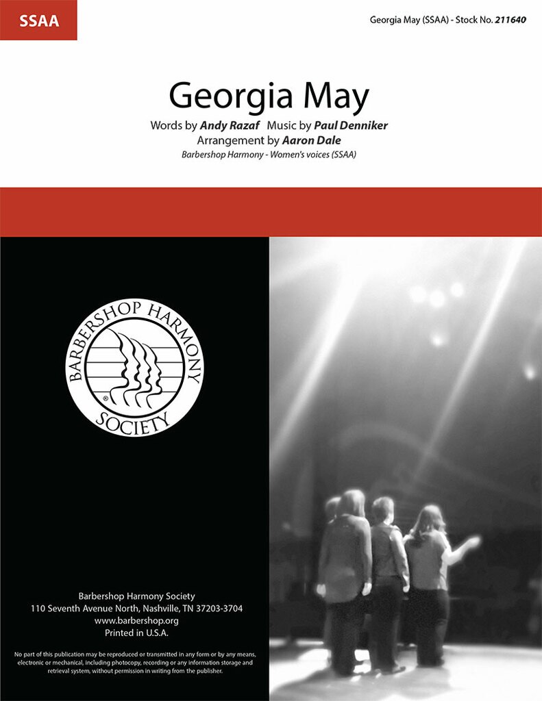 Georgia May : SSAA : Aaron Dale : Paul Denniker : Sheet Music : 211640