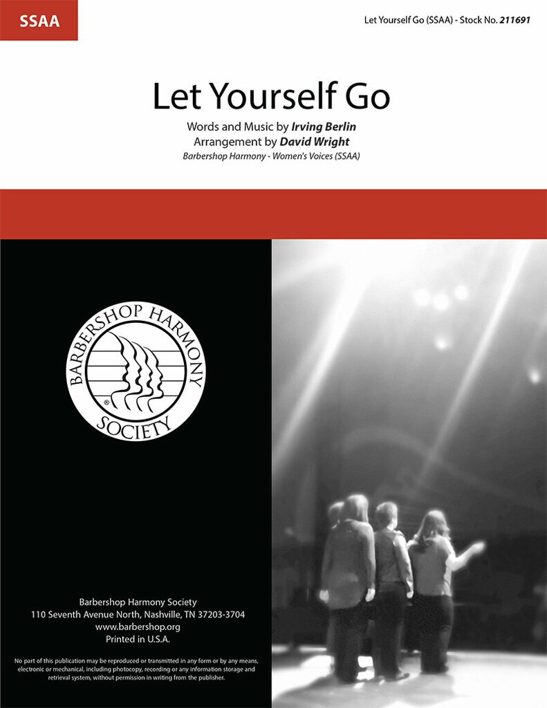 Let Yourself Go : SSAA : David Wright : Irving Berlin : Sheet Music : 00350484