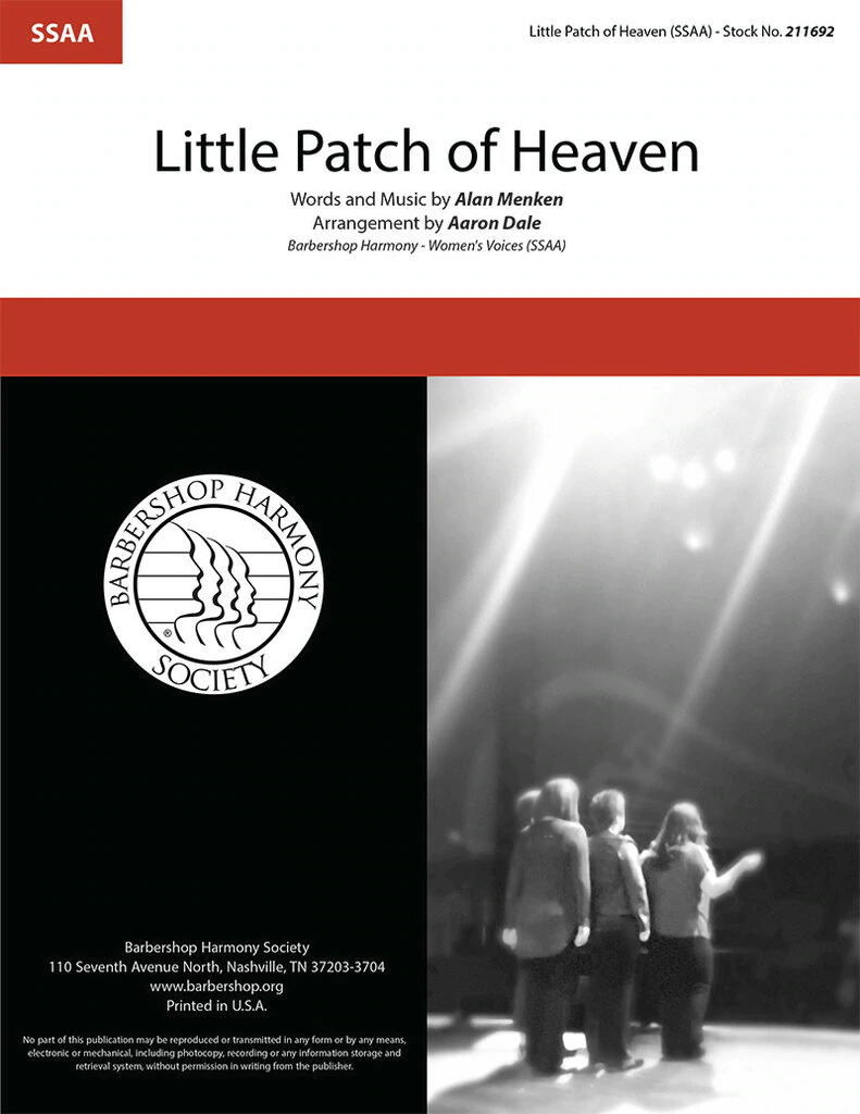 Little Patch of Heaven : SSAA : Aaron Dale : K D Lang : Home On The Range : Sheet Music : 211692