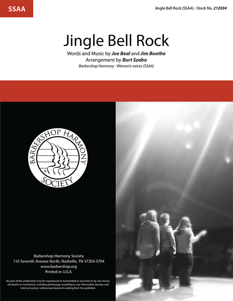 Jingle Bell Rock : SSAA : Burt Szabo  : Sheet Music : 212034