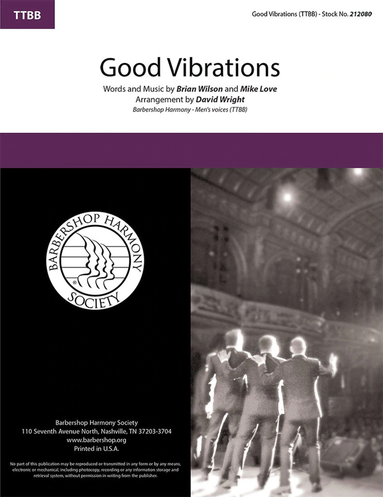 Good Vibrations : TTBB : David Wright : Brian Wilson : The Beach Boys : 1 CD : 212080